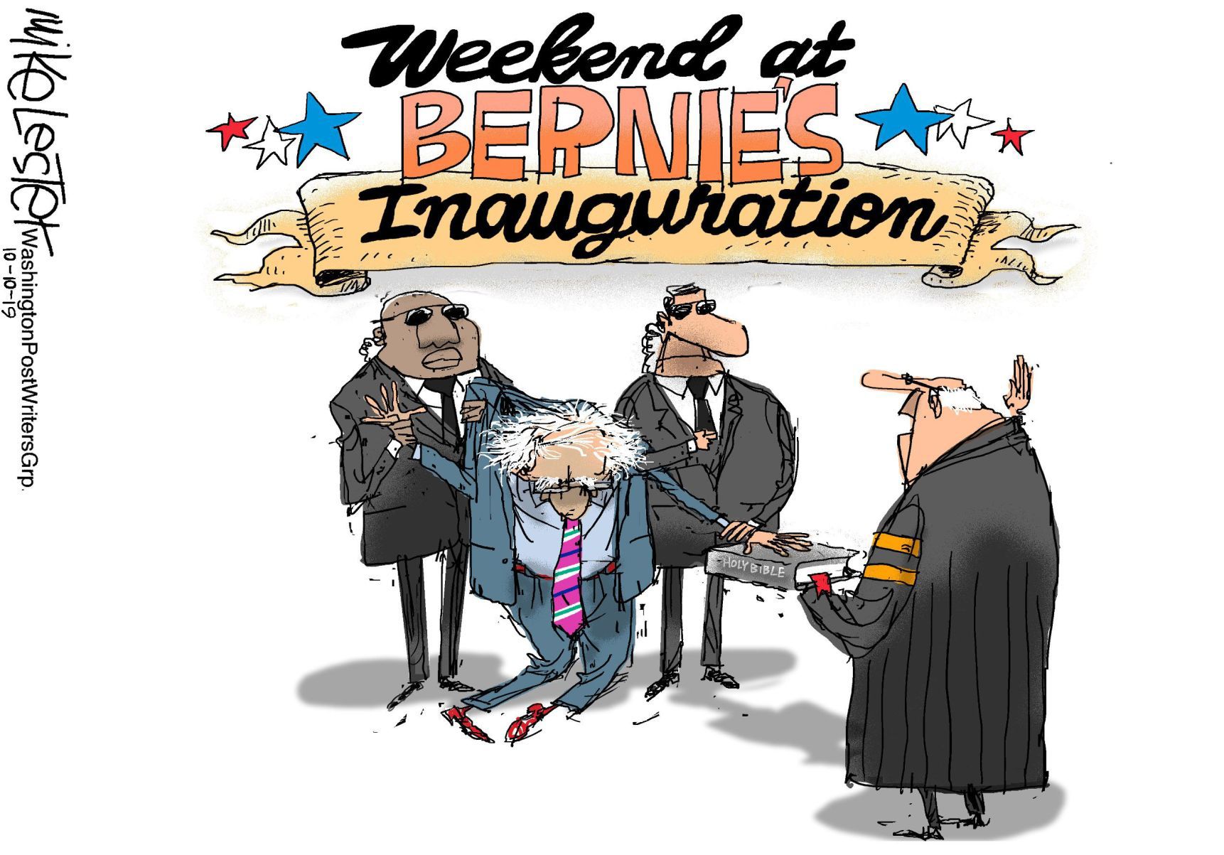 Mike Lester cartoon